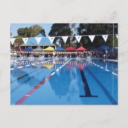 屋外プール ポストカード (正面)