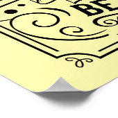 屋外ポスター – Backyard Rules ポスター (角)