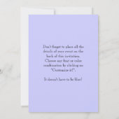 屋外マッサージ写真 招待状 (裏面)