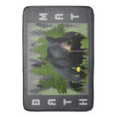 屋外ママベアダンデリオンバスマット バスマット (正面縦)