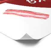 屋外モダン裏庭BBQベビーシャワーへようこそ ポスター (角)