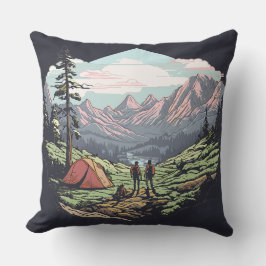 屋外ユニーク、レトロ/ヴィンテージグラフィック クッション