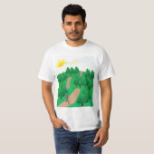屋外ランニング Tシャツ (正面フル)