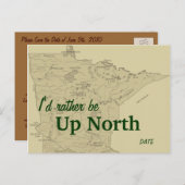 屋外保存の日付/招待状 案内ポストカード (正面/裏面)