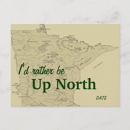 屋外保存の日付/招待状 案内ポストカード (正面)