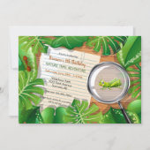 屋外冒険誕生パーティー 招待状 (正面)