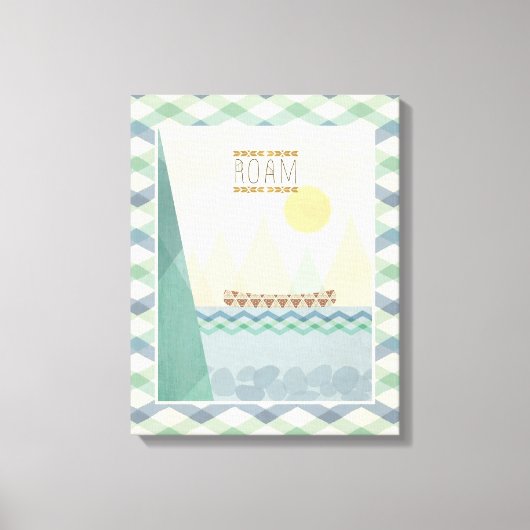 屋外地域II |ローム キャンバスプリント (正面)