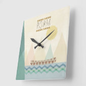 屋外地域II |ローム スクエア壁時計 (傾斜)