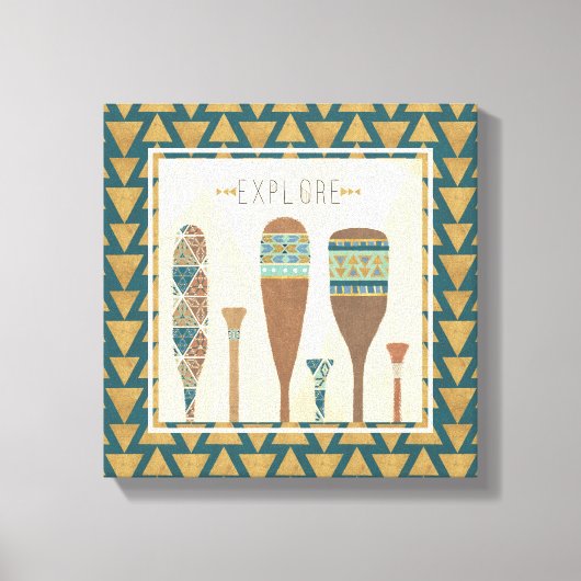 屋外地域VII |エクスプローラ キャンバスプリント (正面)