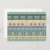 屋外地理ステップ |インディアンパターン ポストカード (正面/裏面)