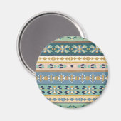 屋外地理ステップ |インディアンパターン マグネット (正面/裏面)