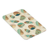 屋外地理ステップ |ティール(緑がかった色)パターン マグネット (右側)