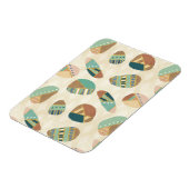 屋外地理ステップ |ティール(緑がかった色)パターン マグネット (左側)