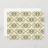 屋外地理ステップ |トライバルパターン ポストカード (正面/裏面)