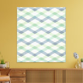 屋外地理ステップ |パステル幾何学模様 キャンバスプリント (インサイチュ (リビング))