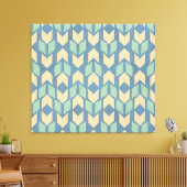 屋外地理ステップ |幾何学矢印パターン キャンバスプリント (インサイチュ (リビング))