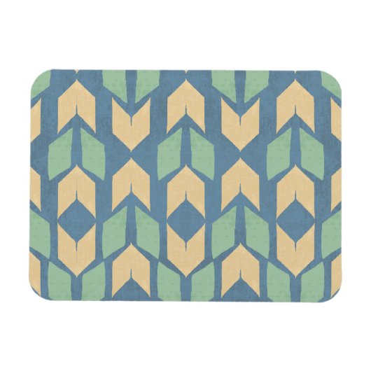 屋外地理ステップ |幾何学矢印パターン マグネット (横)