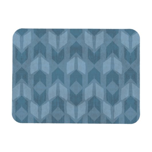 屋外地理ステップ |青い矢印のパターン マグネット (横)