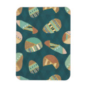 屋外地理ステップ |青のパターン マグネット (縦)