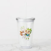 屋外市場おもしろい アクリルタンブラー (正面)