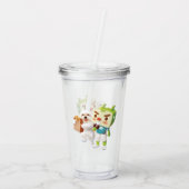 屋外市場おもしろい アクリルタンブラー (裏面)