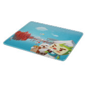 屋外市場おもしろい カッティングボード (角)