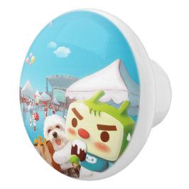 屋外市場おもしろい セラミックノブ