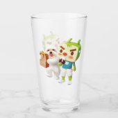 屋外市場おもしろい タンブラーグラス (正面)