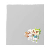 屋外市場おもしろい ノートパッド (正面)