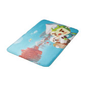 屋外市場おもしろい バスマット (アングル)