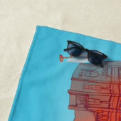 屋外市場おもしろい ビーチタオル (インサイチュ)