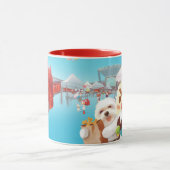 屋外市場おもしろい マグカップ (中央)