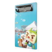 屋外市場おもしろい ミニクリップボード (アングル2)