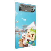 屋外市場おもしろい ミニクリップボード (アングル)