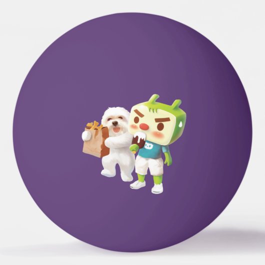 屋外市場おもしろい 卓球ボール (正面)