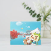 屋外市場おもしろい 案内ポストカード (スタンド正面)