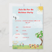 屋外招待状 招待状 (正面)