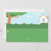 屋外絵画パーティの招待状 招待状 (裏面)