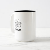 屋外自然愛好家ギフト ツートーンマグカップ (正面左)