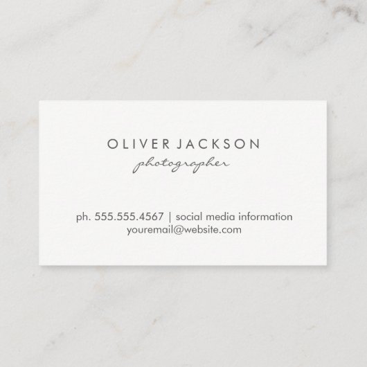 屋外自然撮影カメラアイコン 名刺 (裏面)