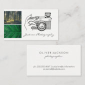 屋外自然撮影 | カメライラストレーション 名刺 (正面/裏面)