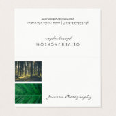 屋外自然撮影 名刺 (外部フラット)