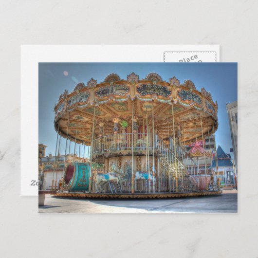 屋外華美回転木馬 ポストカード (正面/裏面)