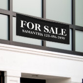 屋外販売用バナー、不動産販売用バナー 横断幕 (ビルの外側)