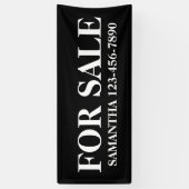 屋外販売用バナー、不動産販売用バナー 横断幕 (縦)
