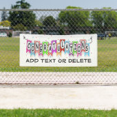 屋外/屋内おめでとうバナー 横断幕 (インサイチュ)