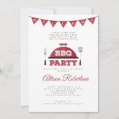 屋外BBQベビーシャワー招待状 招待状 (正面)