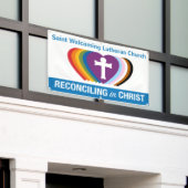 屋外RIC 「あなたの教会」バナー(Horiz) 横断幕 (ビルの外側)