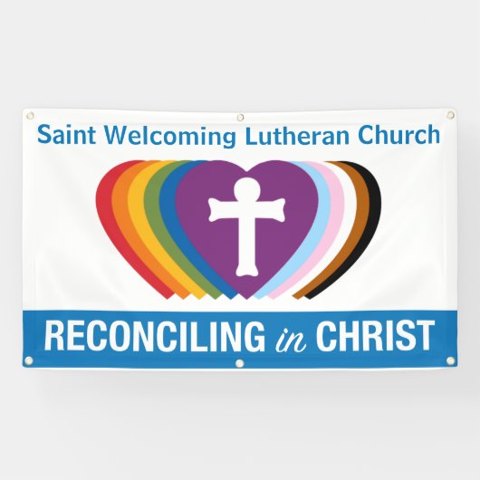 屋外RIC 「あなたの教会」バナー(Horiz) 横断幕 (横)