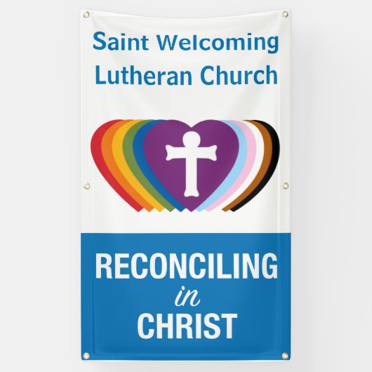 屋外RIC 「教会」バナー（垂直） 横断幕 (縦)